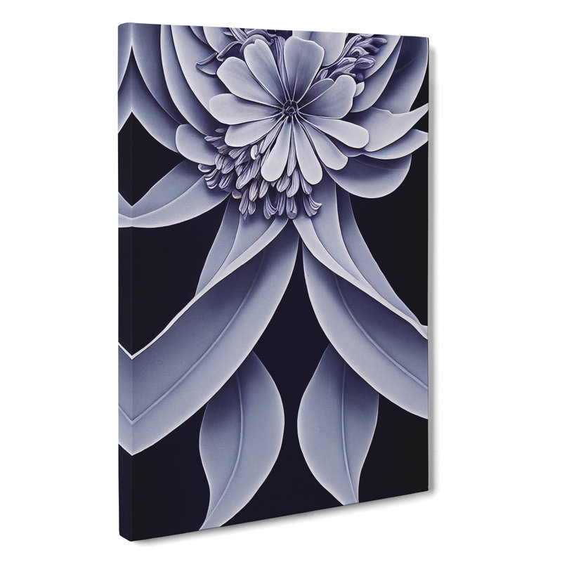 The Dignified Flower - Wrapped Canvas Print, 50cm H x 35cm W x 3cm D