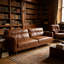 3 Seater Faux Leather Sofa
