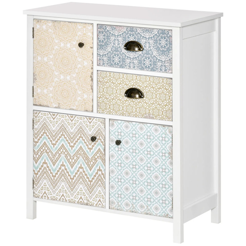 Drawer Table Sideboard Multi-Purpose Storage Chest Entryway Living Room Bedroom Furniture Organizer Unit