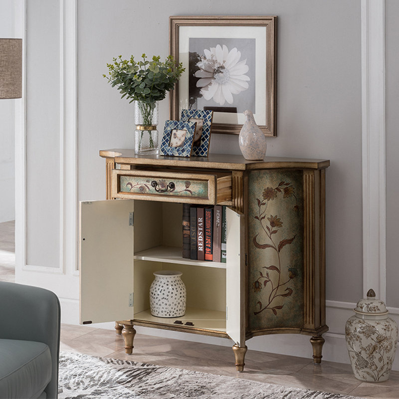 Armoire d'entrée en bois massif