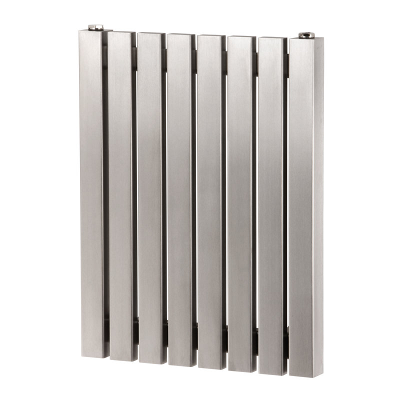 Belle Vertical Designer Radiator, 50cm H x 49cm W x 4cm D