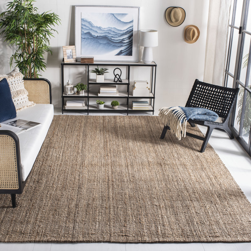 Solid Colour Hand Woven Area Rug, Rectangle 244 X 305cm