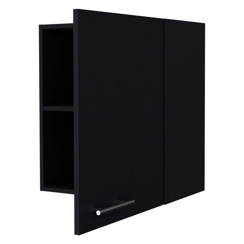 Armoire murale Hi, Noir, noir, noir, noir