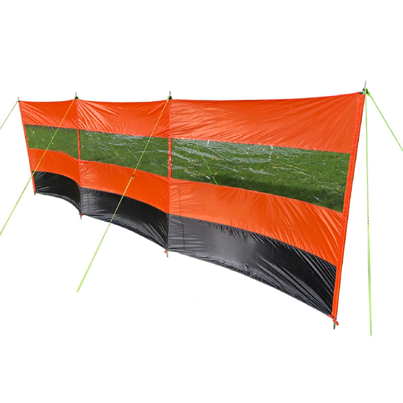 Dufort Dakota Fields Fabric Side Wall, Orange/Green/Black