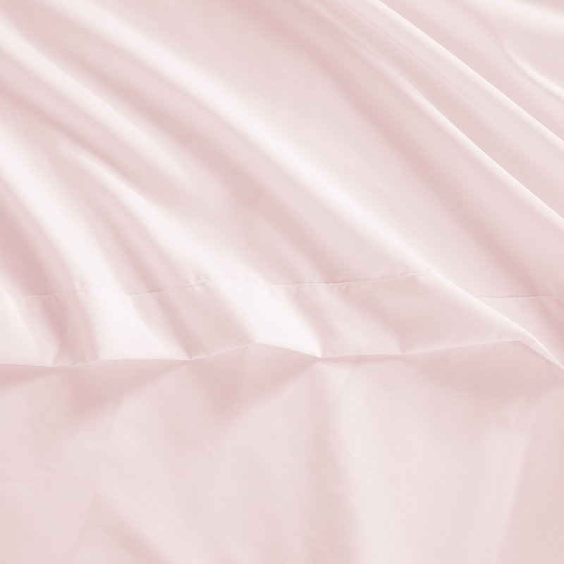 Single Flat/Top Sheet Only, Ultra Soft Double Brushed Microfiber, King Flat Sheet, Pink