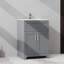 Meuble-lavabo simple 24 po avec plateau en céramique Akeela