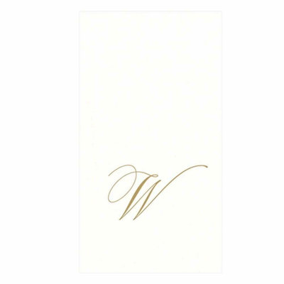Elegant White Pearl Monogrammed Guest Towels - Pack of 24