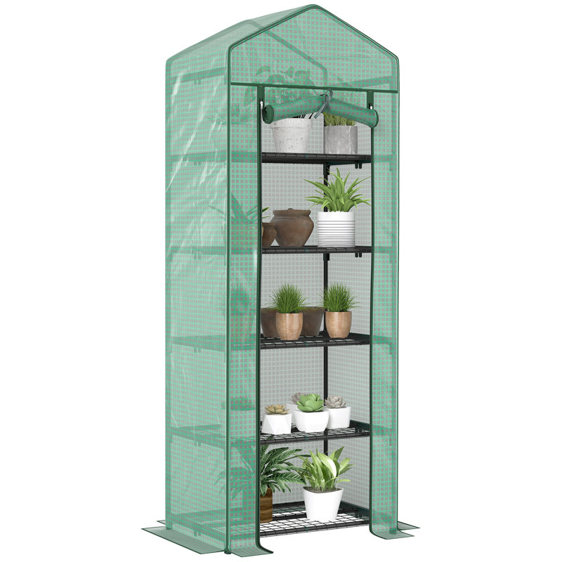 Mini support à fleurs extérieur pour serre 27 "x 19" PE