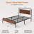 Bed Frame Leather Upholstered Headboard-987541587