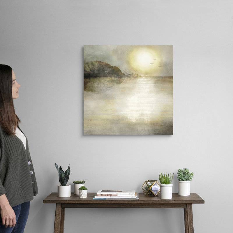 Reproduction d’art sur toile « Misty Sea » par Edward Selkirk, Toile tendue, H 24 po x l 24 po x P 1,25 po