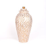 Ribbed Handmade Ceramic Jar