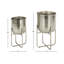 Nickson 2-Piece Iron Pot Planter Set-2016609468
