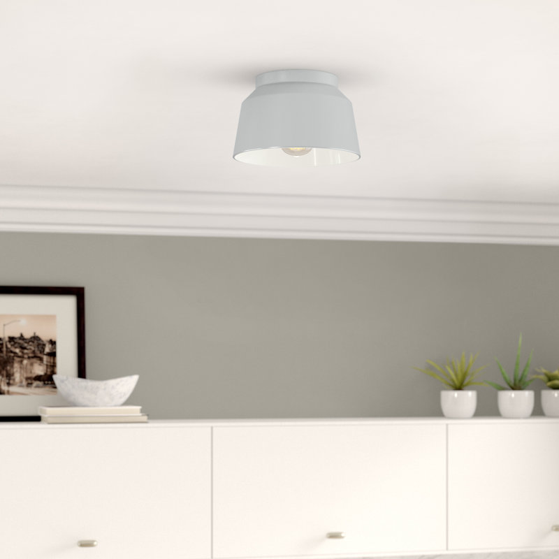 Cranbrook 1 -Light 11.5" Flush Mount, Dove Gray