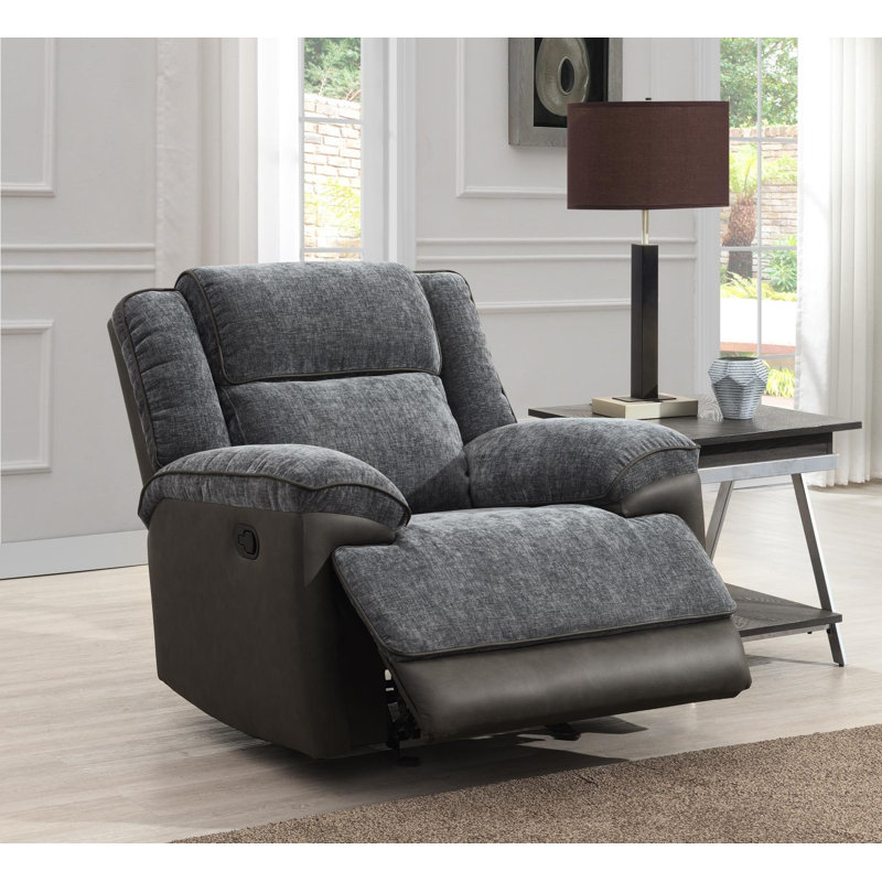 Upholstered Chenille Recliner