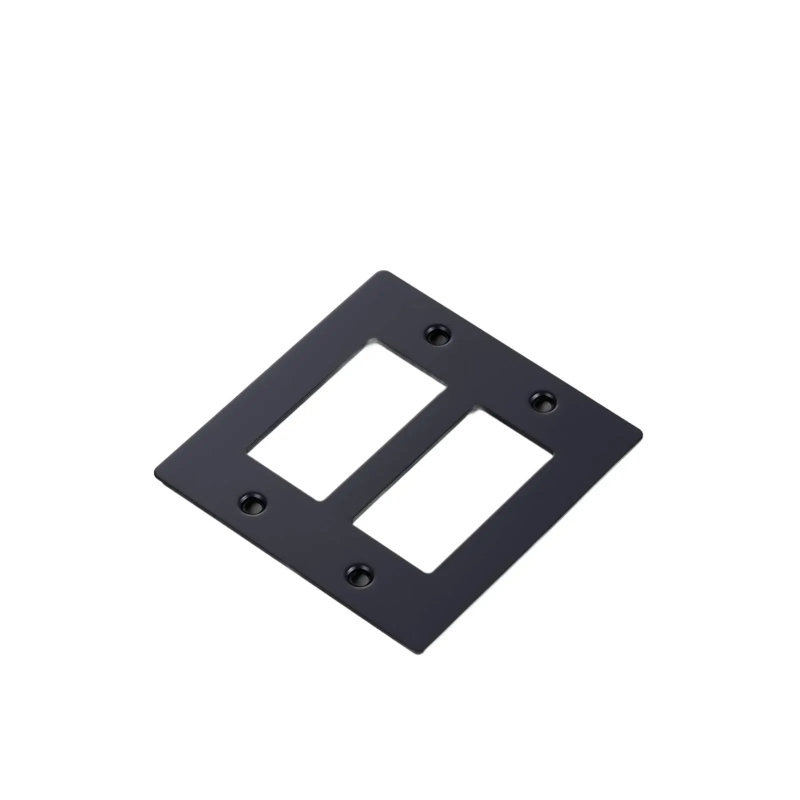 2G Plate / Non-Logo, Black
