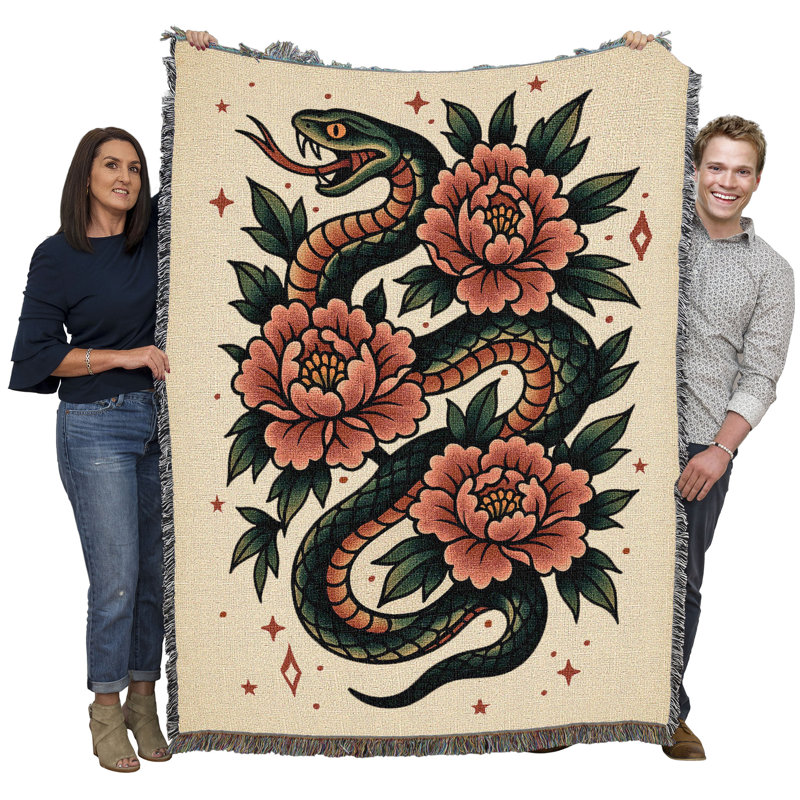 Jeté en coton Pure Country Weavers, L 72 po x l 54 po