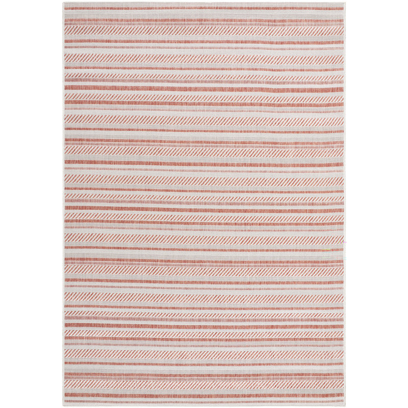 Marion Indoor & Outdoor Boho Coral Pink Rug, Rectangle 200 x 275cm