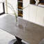 Rectangular Grey Sintered Stone Table, Black Carbon Steel X-Frame Legs, Contemporary Style Fast Dispatch From UK Warehouse – Dispatched Within 2 Days-1237954904