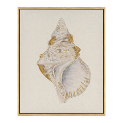 Magic Shells I Framed Embellished Canvas by Art Brand Studios