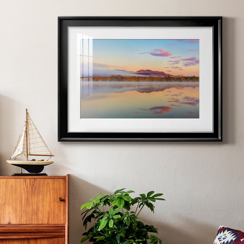 Waterton Lakes - photographie avec cadre photo, Cadre noir, H 18,5 po x l 24,5 po x P 1,5 po