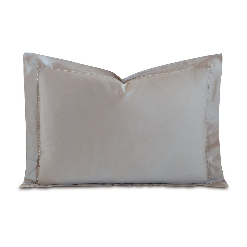 Deluca 100% Cotton Pillow Sham, Standard, Dove