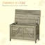 Banc de rangement de salon, banc de rangement, table de vestibule, banc de chambre