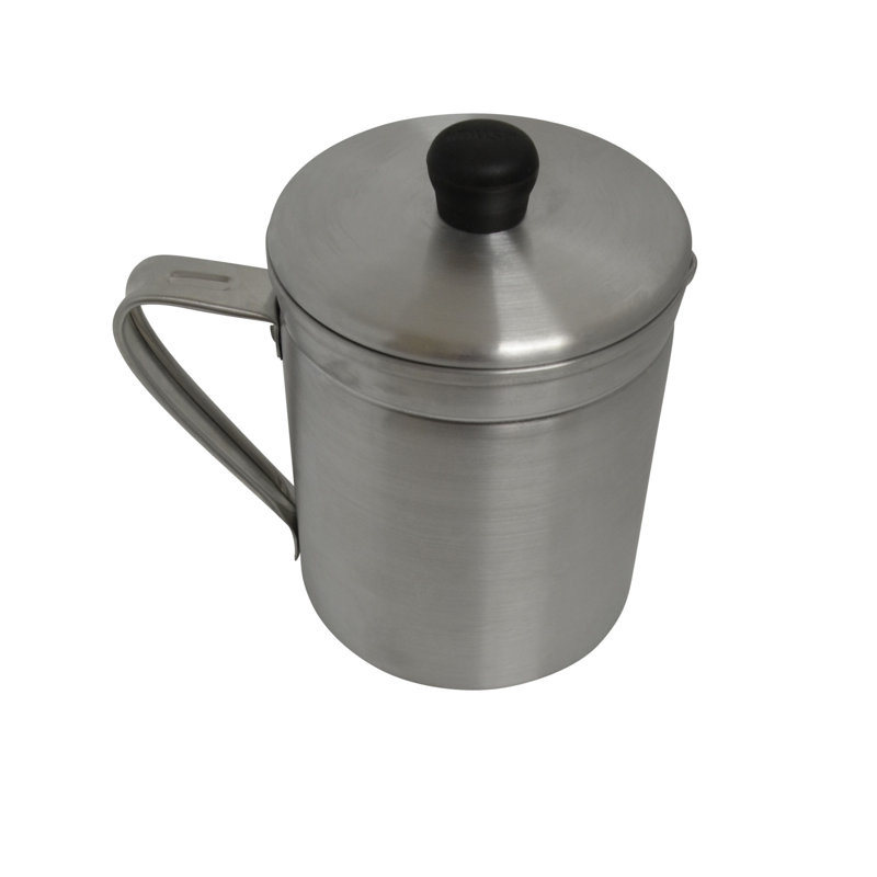 Distributeur de graisse en aluminium 1,5 pte en argent