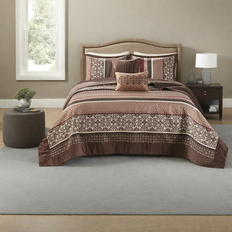 Ensembles de literie en jacquard réversible de luxe, très grand en coton rouge pour la décoration intérieure