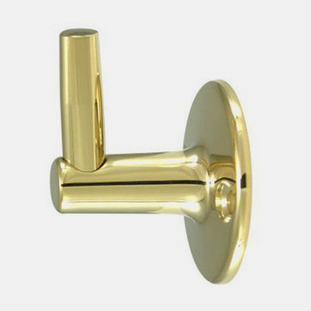 Pin Wall Bracket, Polished Brass