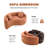 LY-042 S-Curved Chenille Sectional Sofa: Dual-Depth (21.3" & 26.8"), Coral Pink, No Assembly, Compact For Small Spaces, 400 Lbs, 66.9" L-1937029771