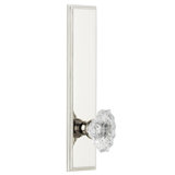 Grandeur Carré Tall Plate Privacy with Biarritz Door Knob
