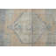 Petit tapis turc vintage orange neutre pour bureau ou ancien tapis de porte avec détails Oushak pastel