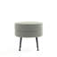 Repose-pieds rembourré d'appoint (un seul repose-pieds)-271629089-271629090