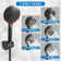 10-Inch High-Pressure Rain Shower Head Combo Set With Adjustable Arm And 5-Setting Handheld Showerhead