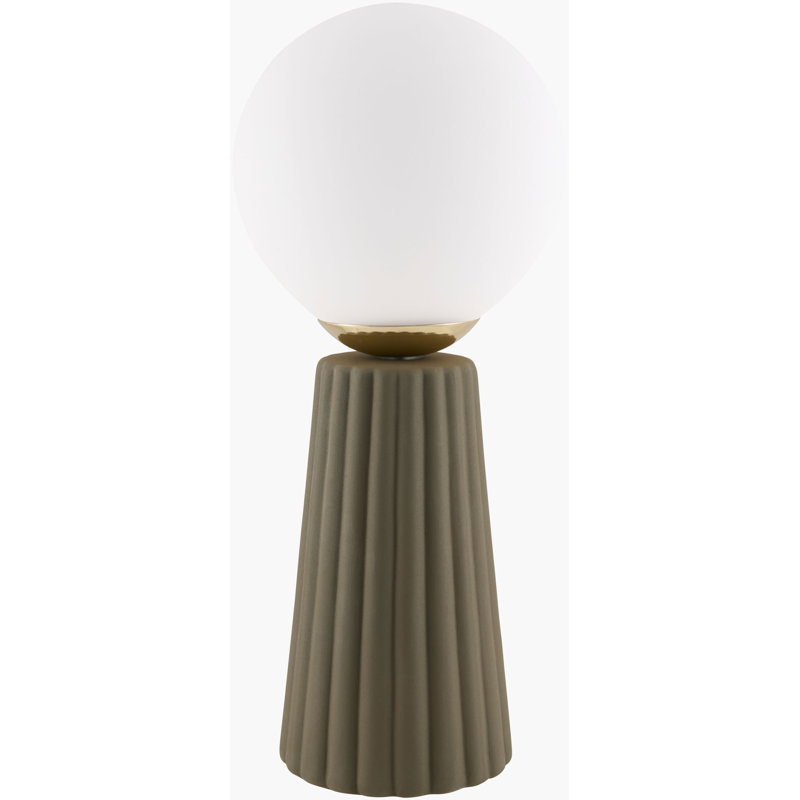 Lampe de table Burkhalter, Vert olive