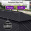 Pavillon de jardin en aluminium à toit double 14 pi x 24 pi Mauve pour pelouse et jardin avec filet