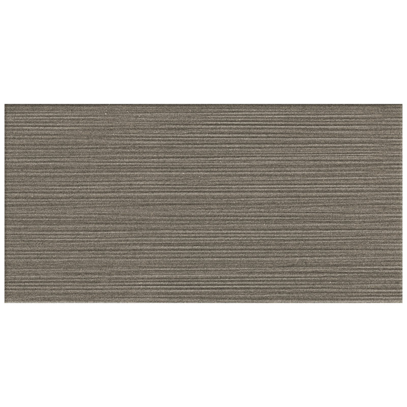 Caldaria 24x48 Matte Textured Stone Look Porcelain Tile, Antracite Gray