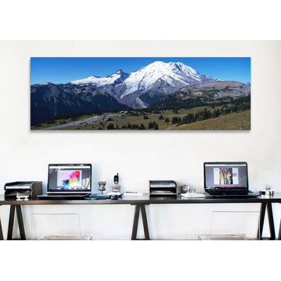 " Snowcapped Mountain, Mt Rainier, Mt Rainier National Park, Pierce County, Washington State, USA " by Panoramic Images