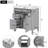 30.09'' Bathroom Vanity with Resin Sink Top Bathroom Cabinet Bathroom Storage-94399979