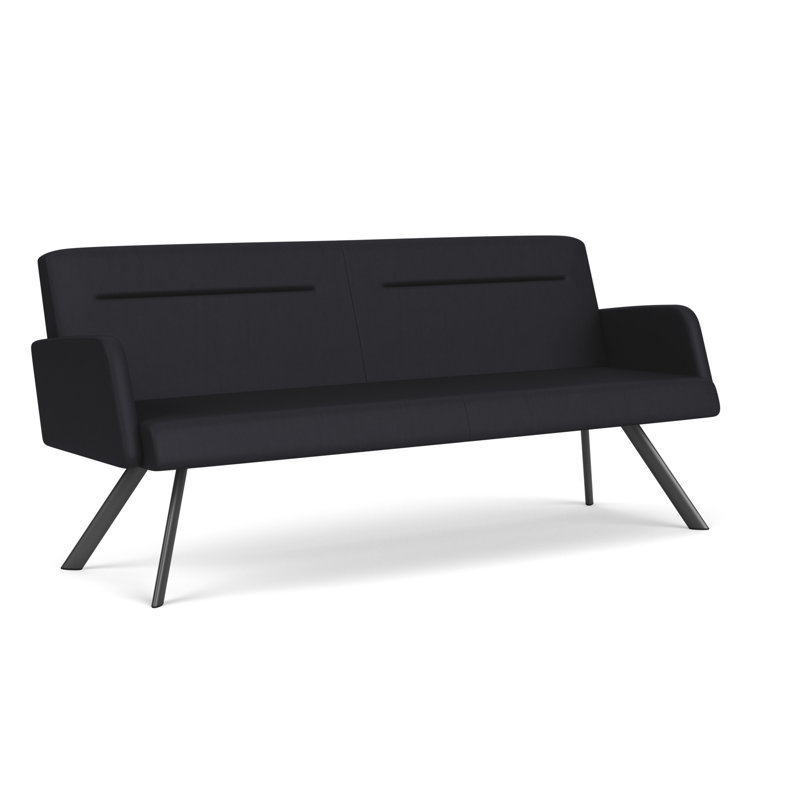 Pieds de canapé en acier Willow, Noir Patriot Plus - nettoyez le vinyle avec un lin, Gris anthracite, Yes