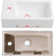 HOROW 9.75'' Ceramic Rectangular Hole Wall Mount Bathroom Sink