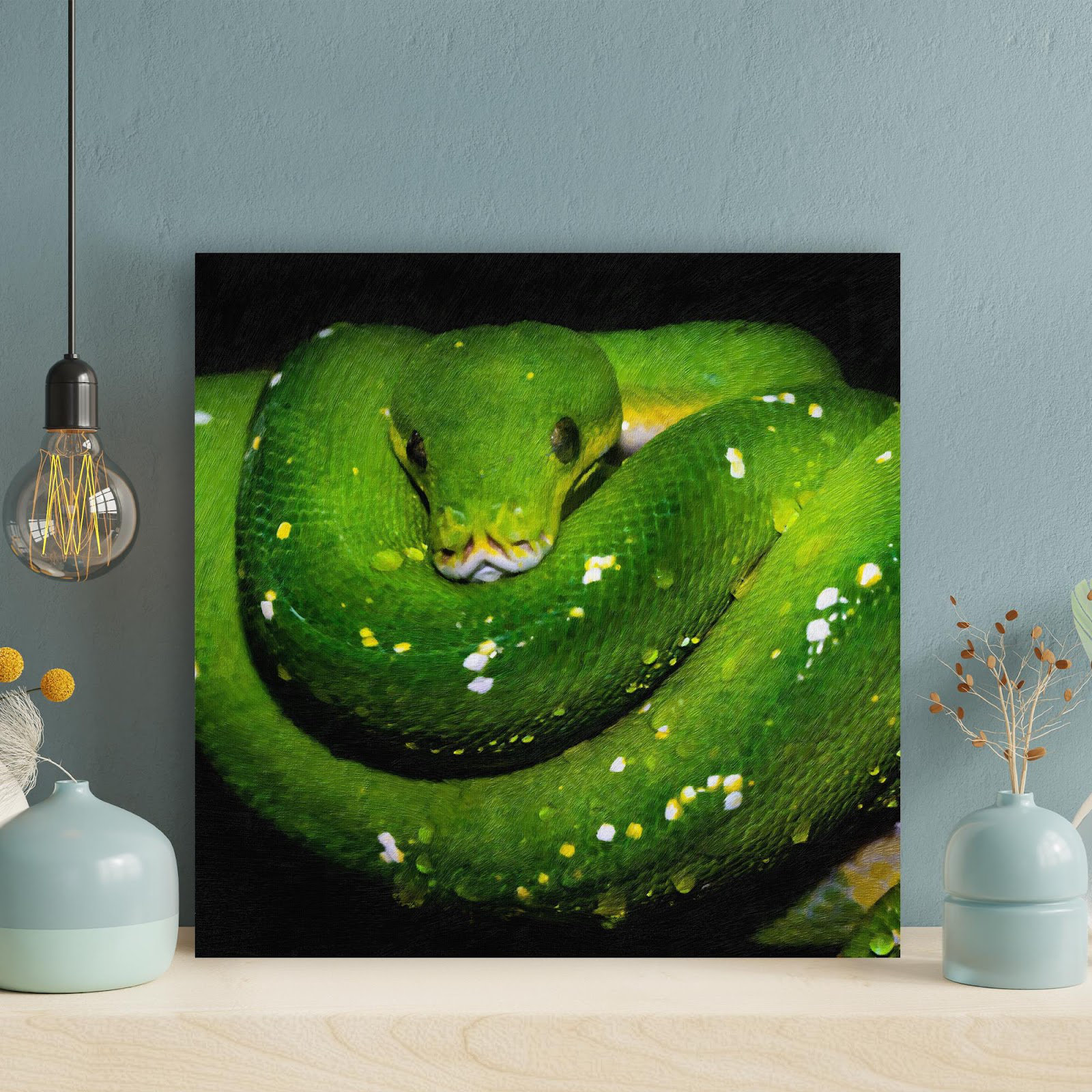 Black And Green Python