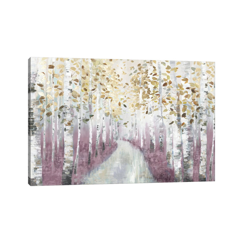 New Path I - Bourgogne 6 pièces, H 30,48 cm x l 45,72 cm, Toile tendue