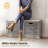 Burlington 8 Pairs Shoe Storage Bench with 2 Flip Drawers for Entryway-1409247598