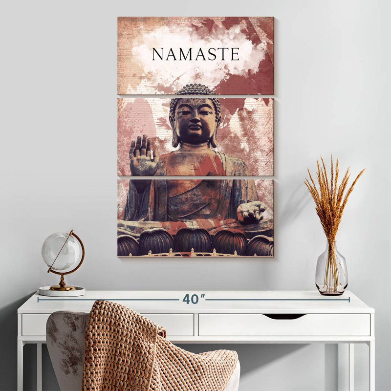 Adella Namaste Buddha Statue, 32" H x 20" W