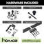 Double Bypass Barn Door Hardware Kit-66894224