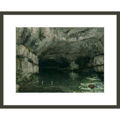 «The Grotto of the Loue» par Gustave Courbet, impression giclée sur cadre