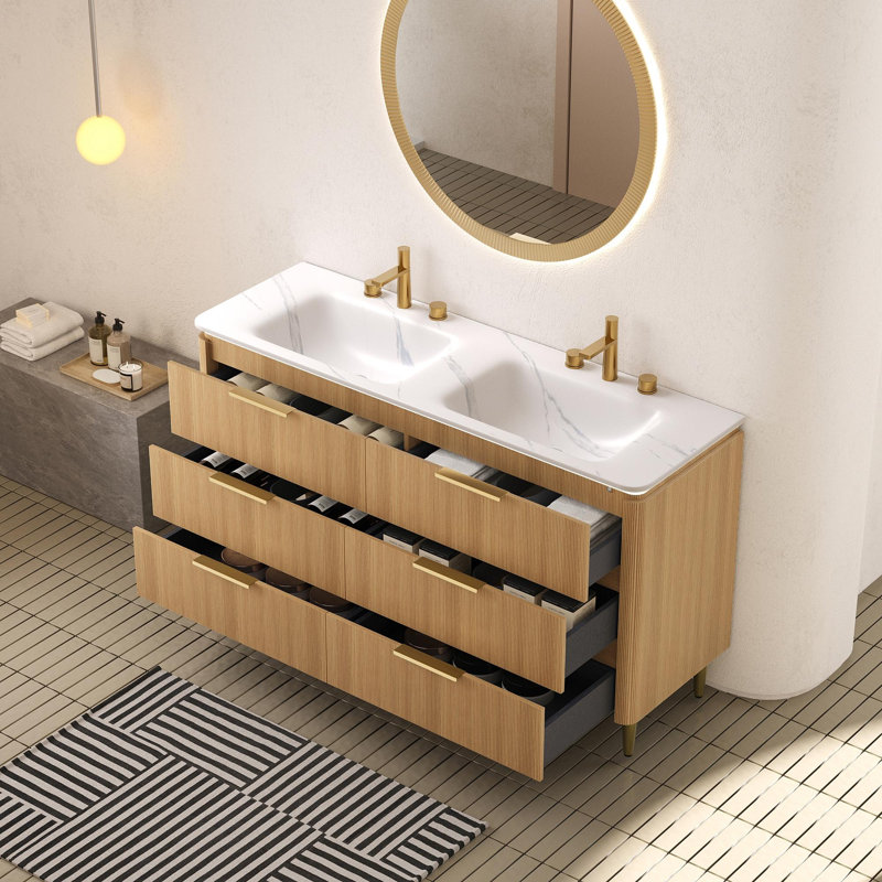 Meuble-lavabo raffiné 60 po