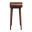 Petit meuble-lavabo rond en bois Soild