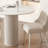 White Round Sintered Stone Dining table-335295306
